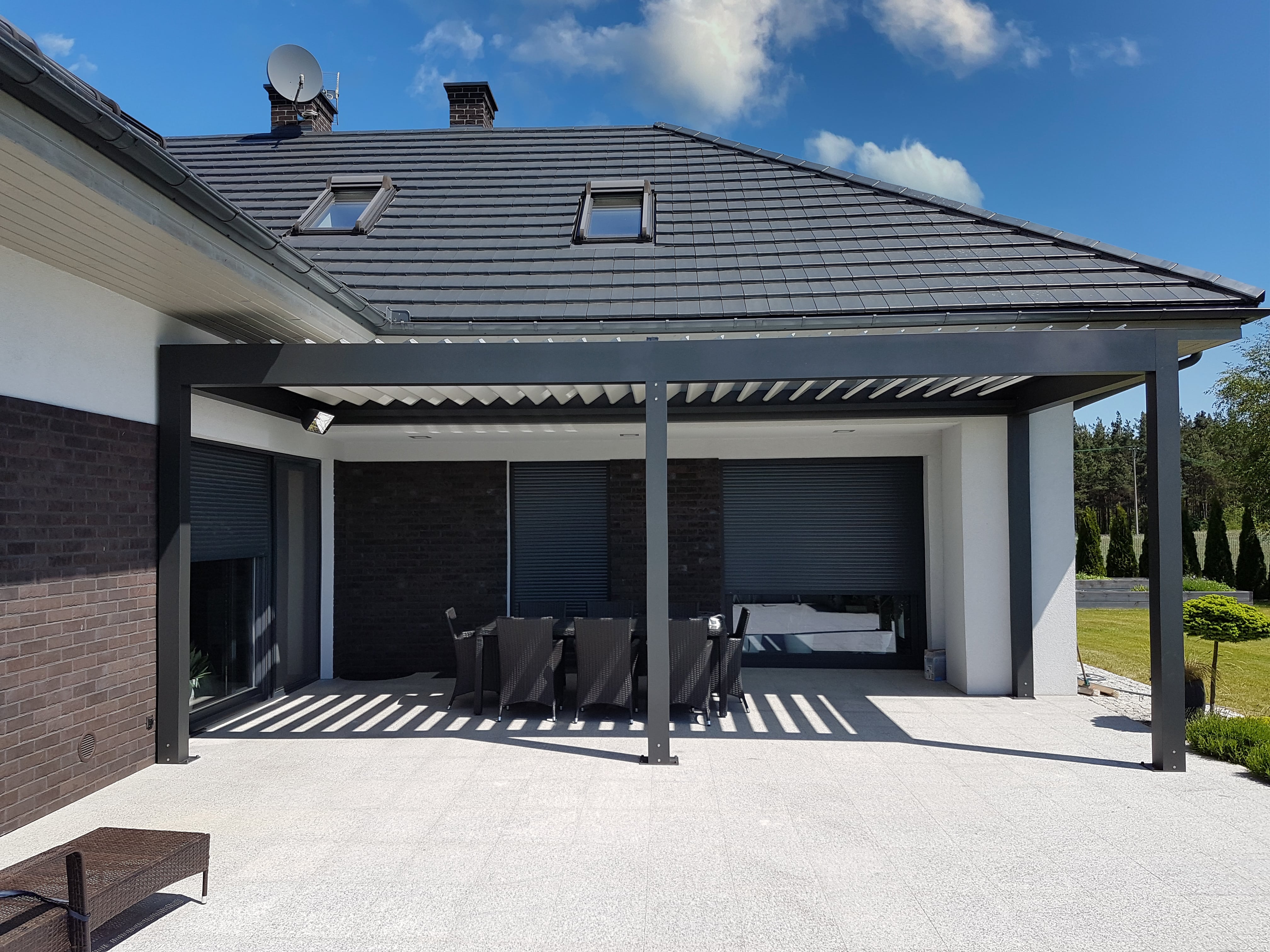 conception pergola bioclimatique 3 X 4m